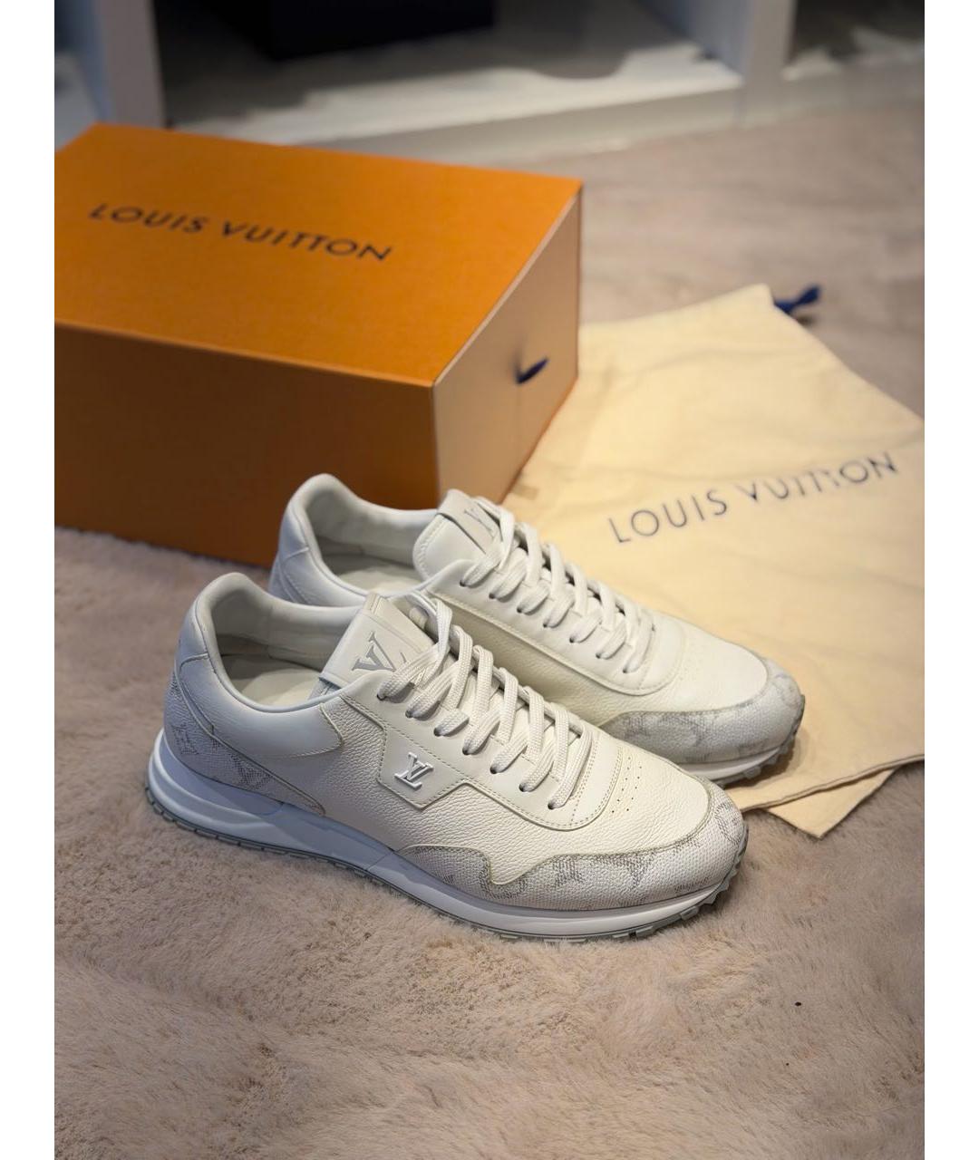 LOUIS VUITTON Белые высокие кроссовки / кеды, фото 2