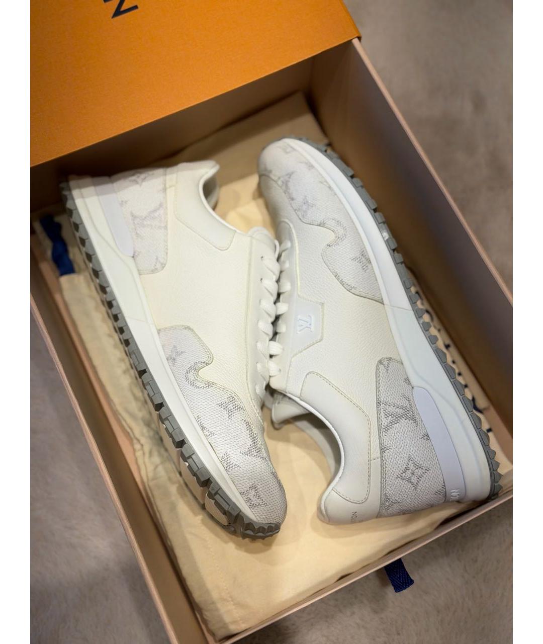 LOUIS VUITTON Белые высокие кроссовки / кеды, фото 7