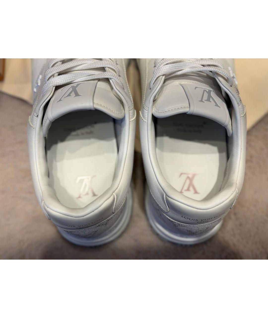 LOUIS VUITTON Белые высокие кроссовки / кеды, фото 3