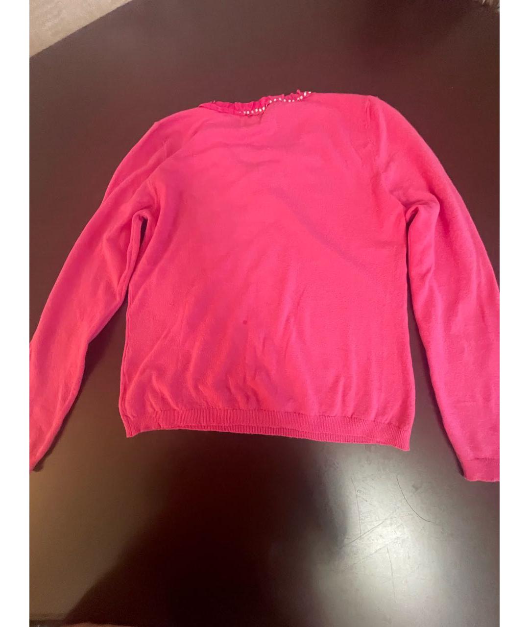 BLUMARINE Коралловый хлопко-эластановый джемпер / свитер, фото 7