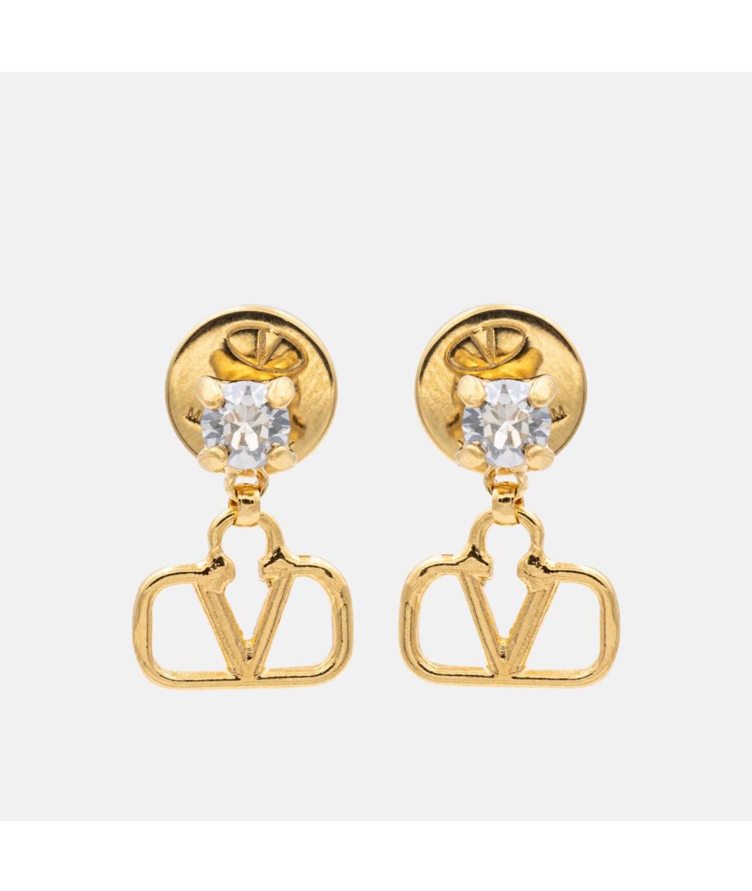 VALENTINO Золотые латунные серьги, фото 8