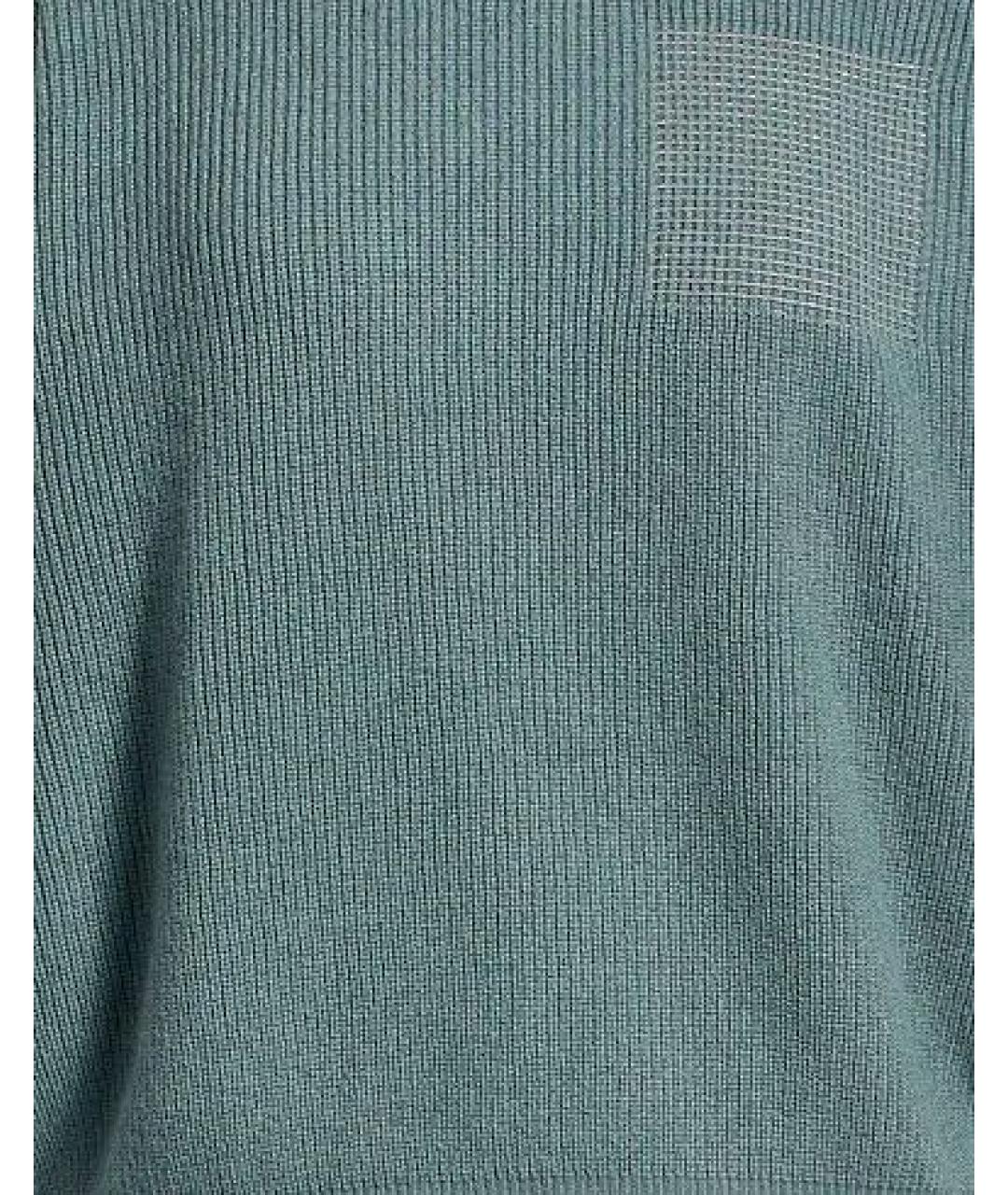 PESERICO Зеленая шерстяная водолазка, фото 2