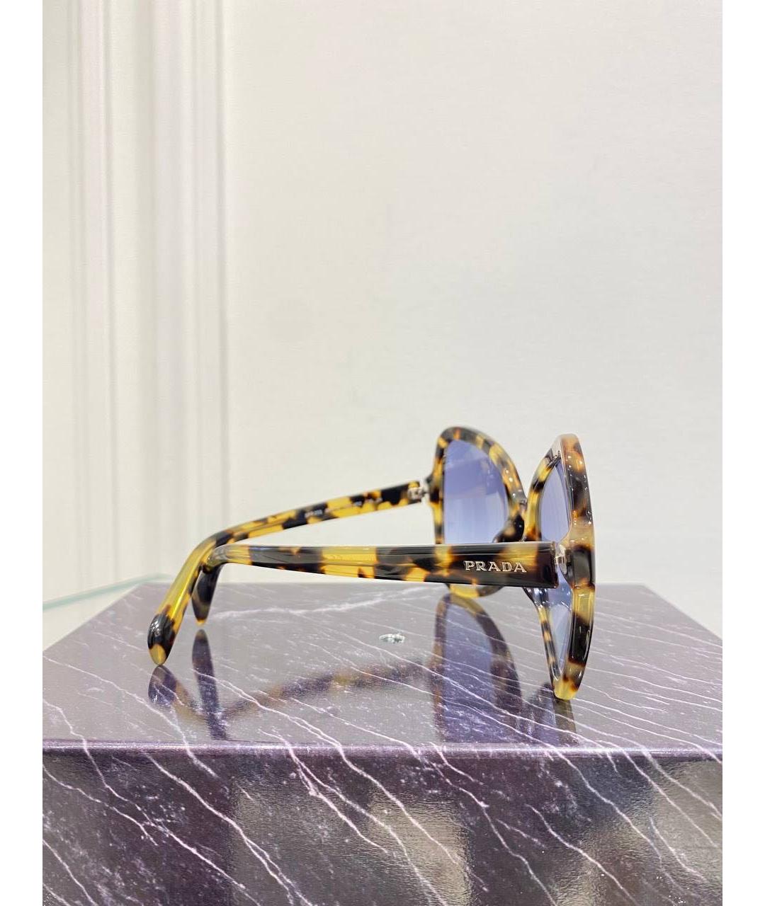 PRADA Мульти пластиковые солнцезащитные очки, фото 4