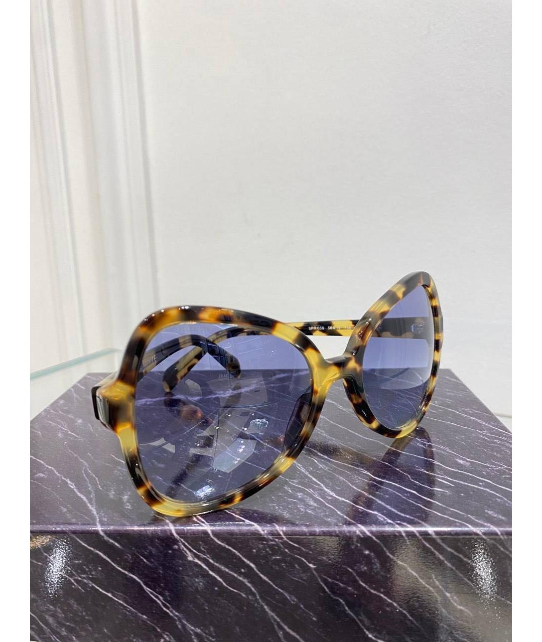 PRADA Мульти пластиковые солнцезащитные очки, фото 2