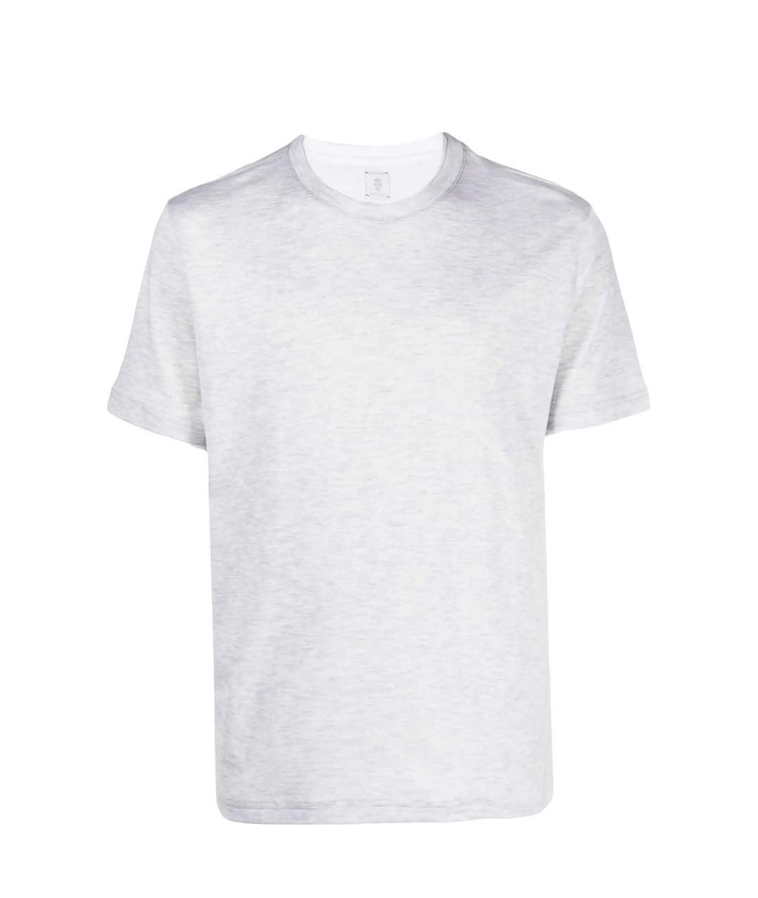 ELEVENTY Серая хлопковая футболка, фото 1