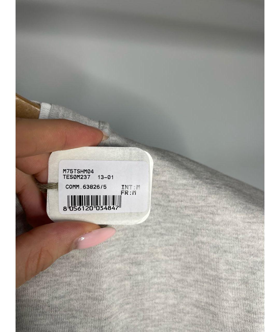 ELEVENTY Серая хлопковая футболка, фото 5