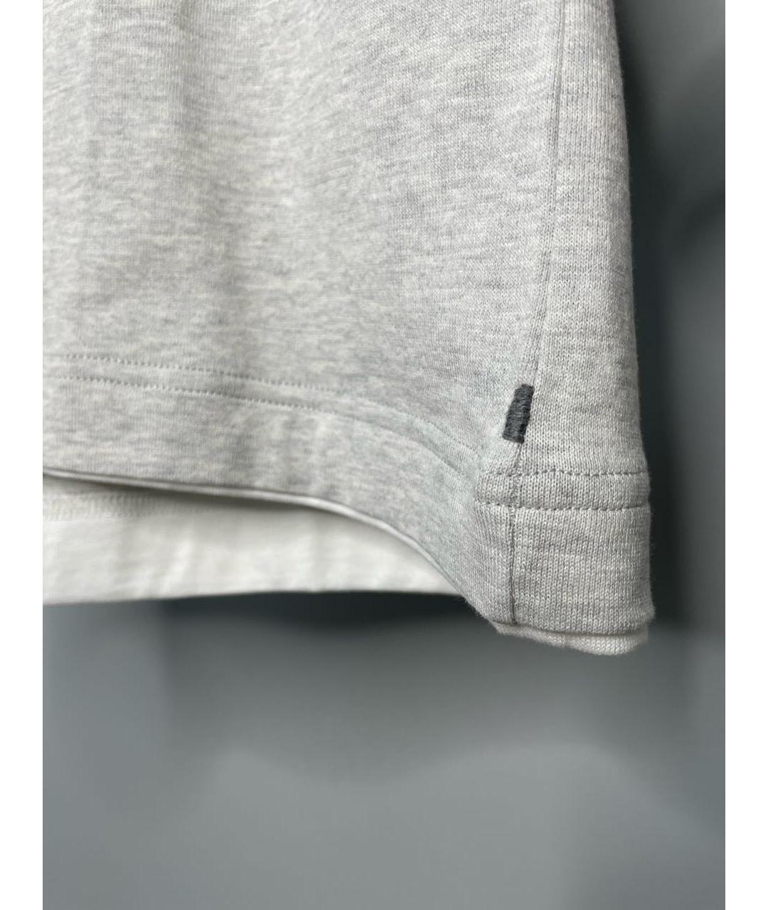 ELEVENTY Серая хлопковая футболка, фото 4