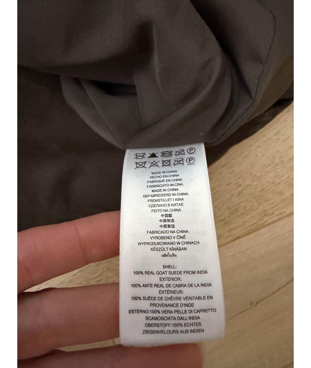 MICHAEL MICHAEL KORS Коричневое замшевое повседневное платье, фото 5