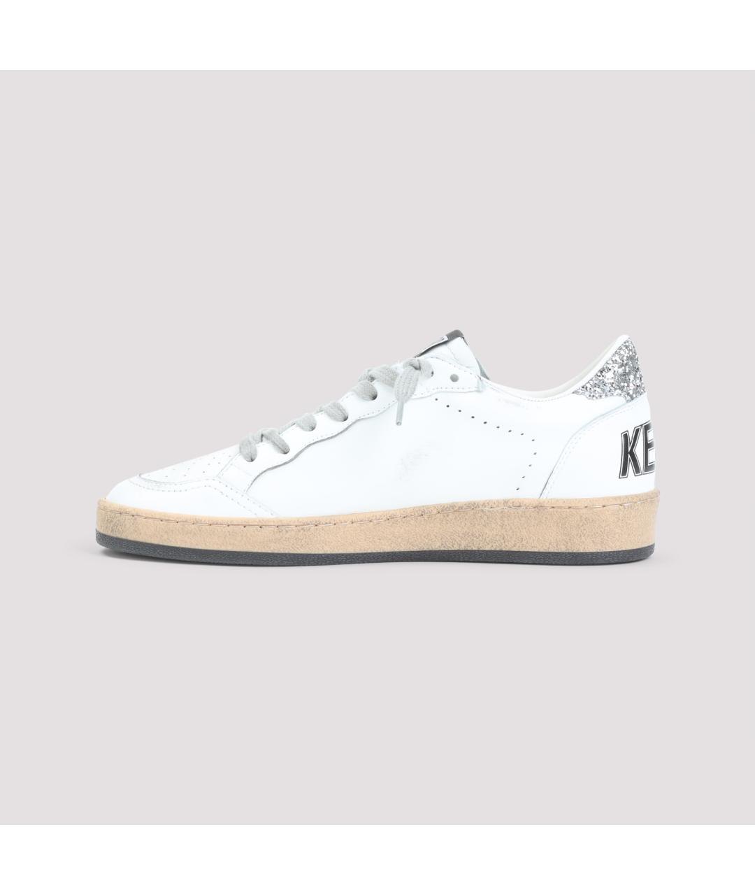 GOLDEN GOOSE DELUXE BRAND Белые кожаные кеды, фото 2
