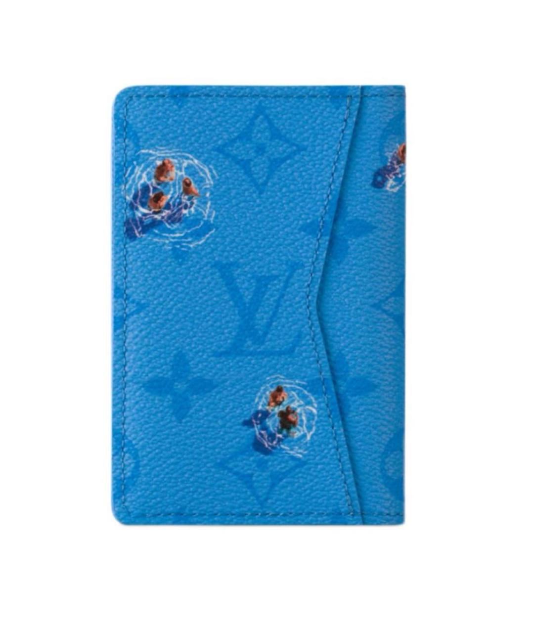 LOUIS VUITTON Синий кардхолдер, фото 3