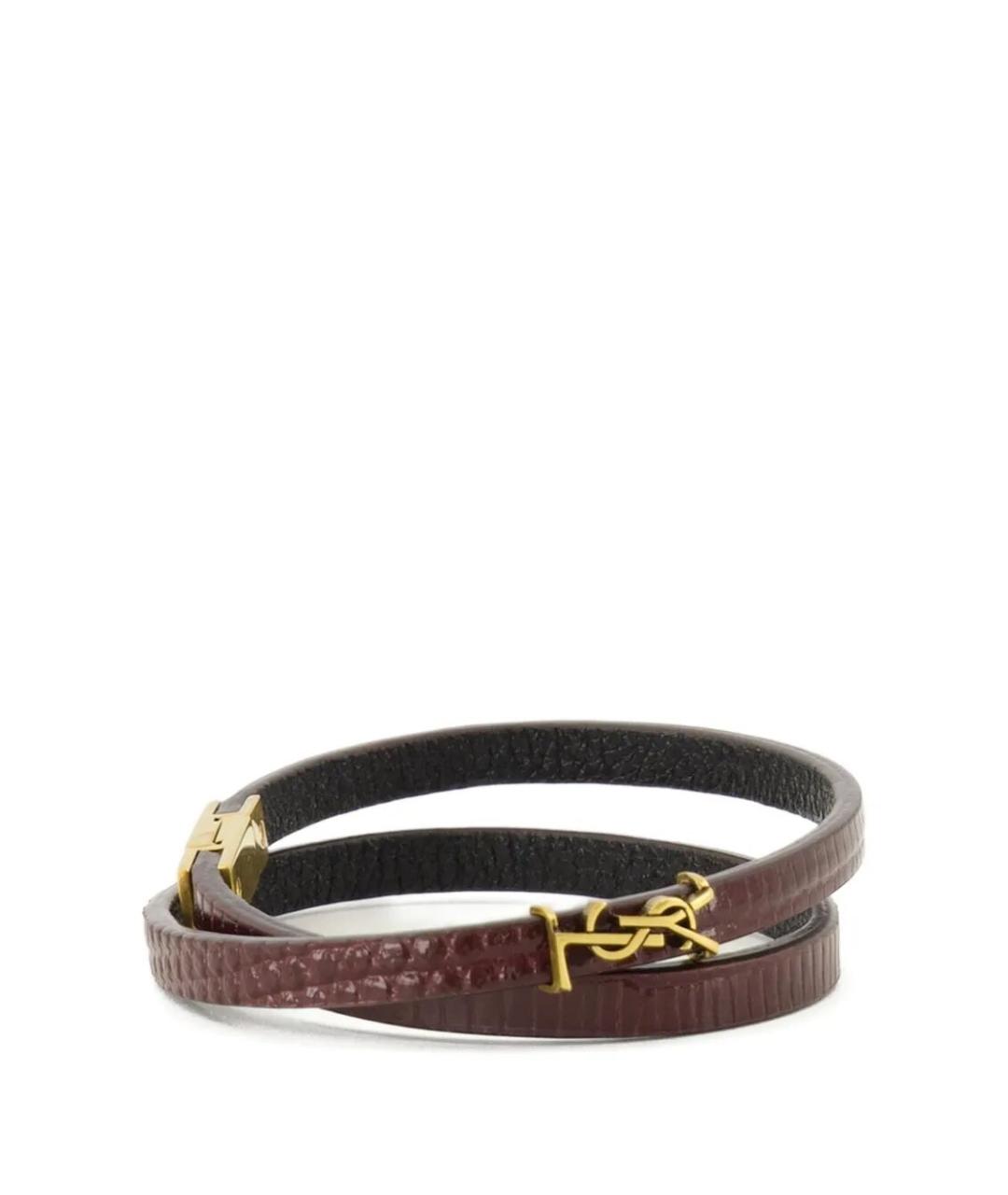 SAINT LAURENT Мульти кожаный браслет, фото 2