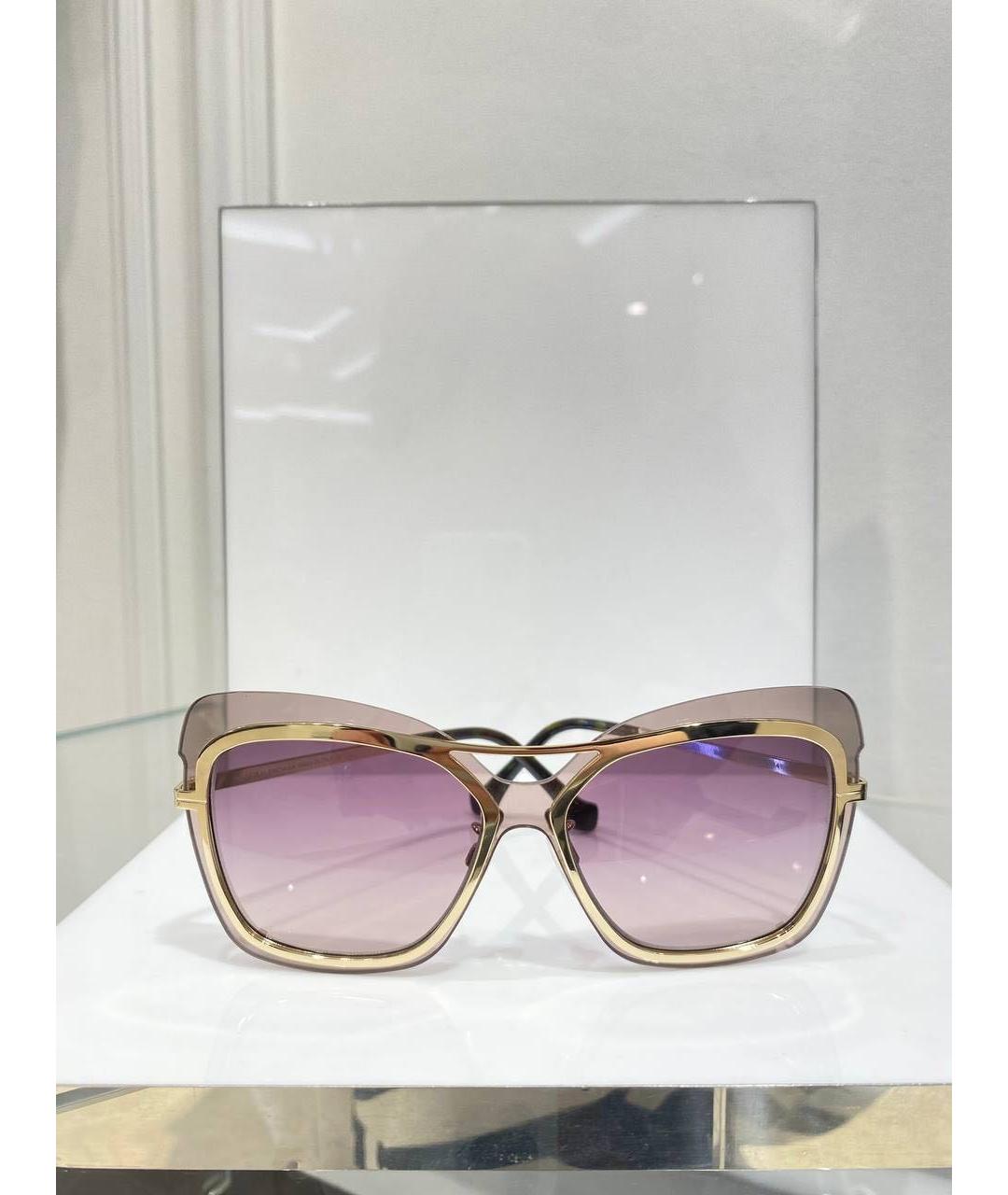 BALENCIAGA Мульти металлические солнцезащитные очки, фото 2