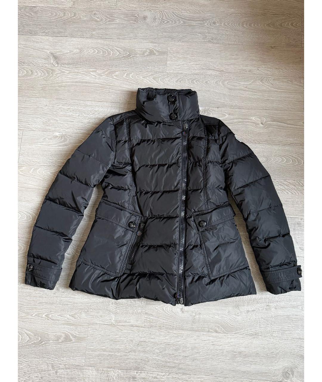MONCLER Черный пуховик, фото 8