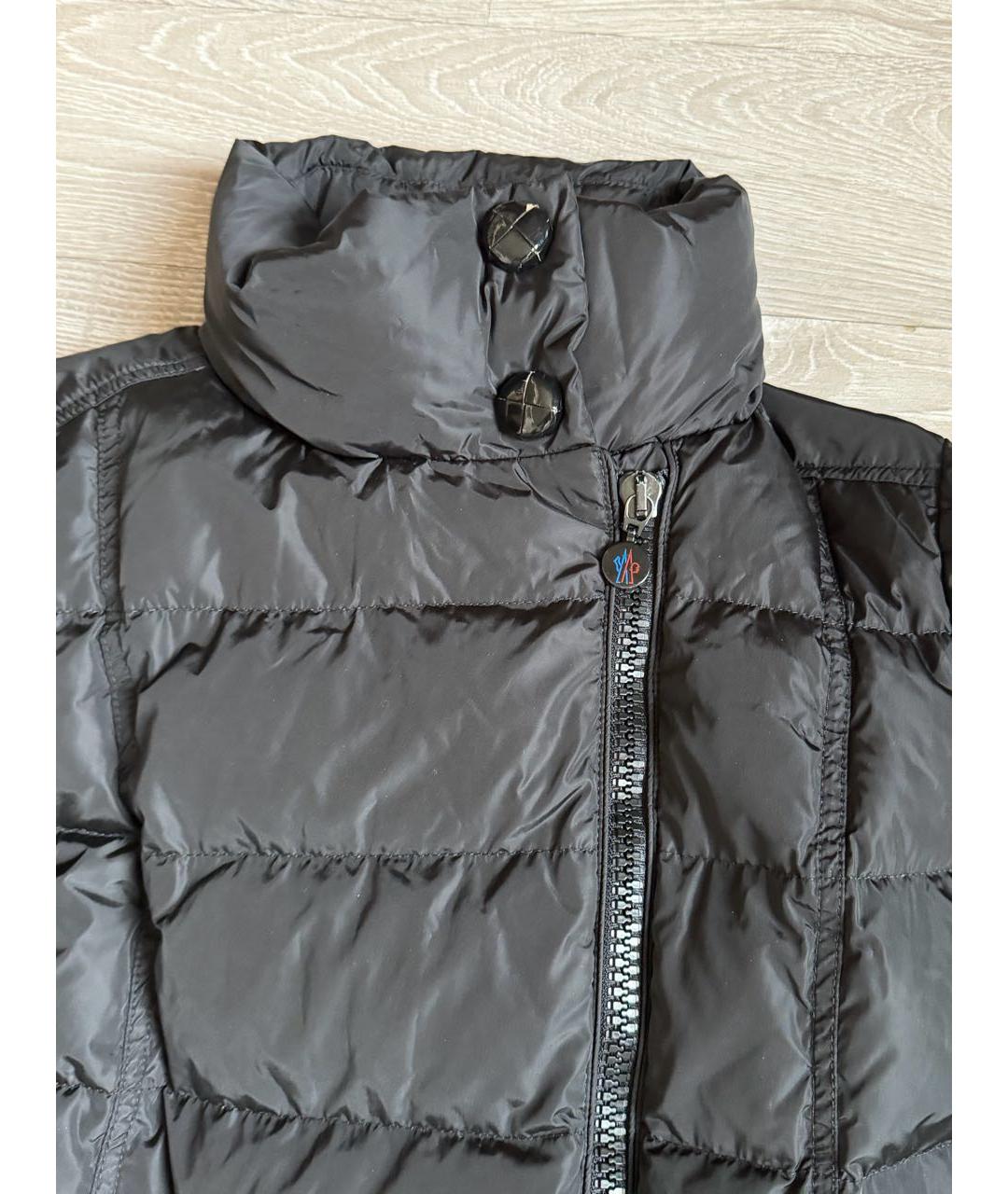MONCLER Черный пуховик, фото 6
