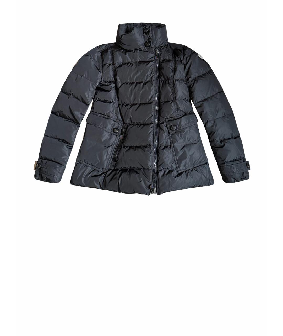 MONCLER Черный пуховик, фото 1