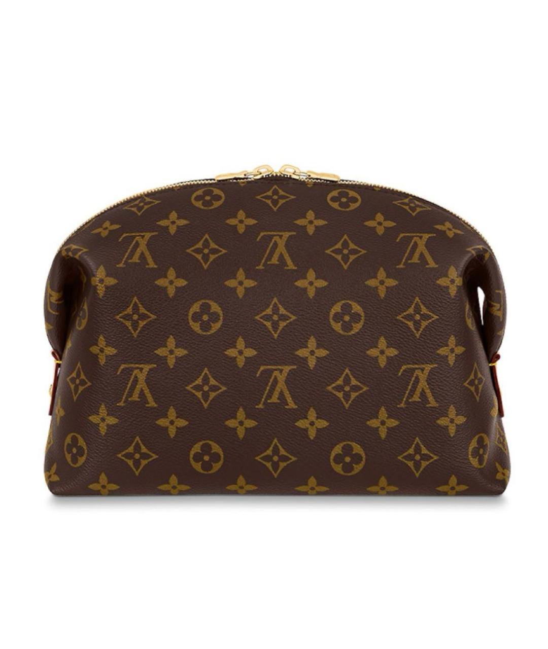 LOUIS VUITTON Коричневая косметичка, фото 3