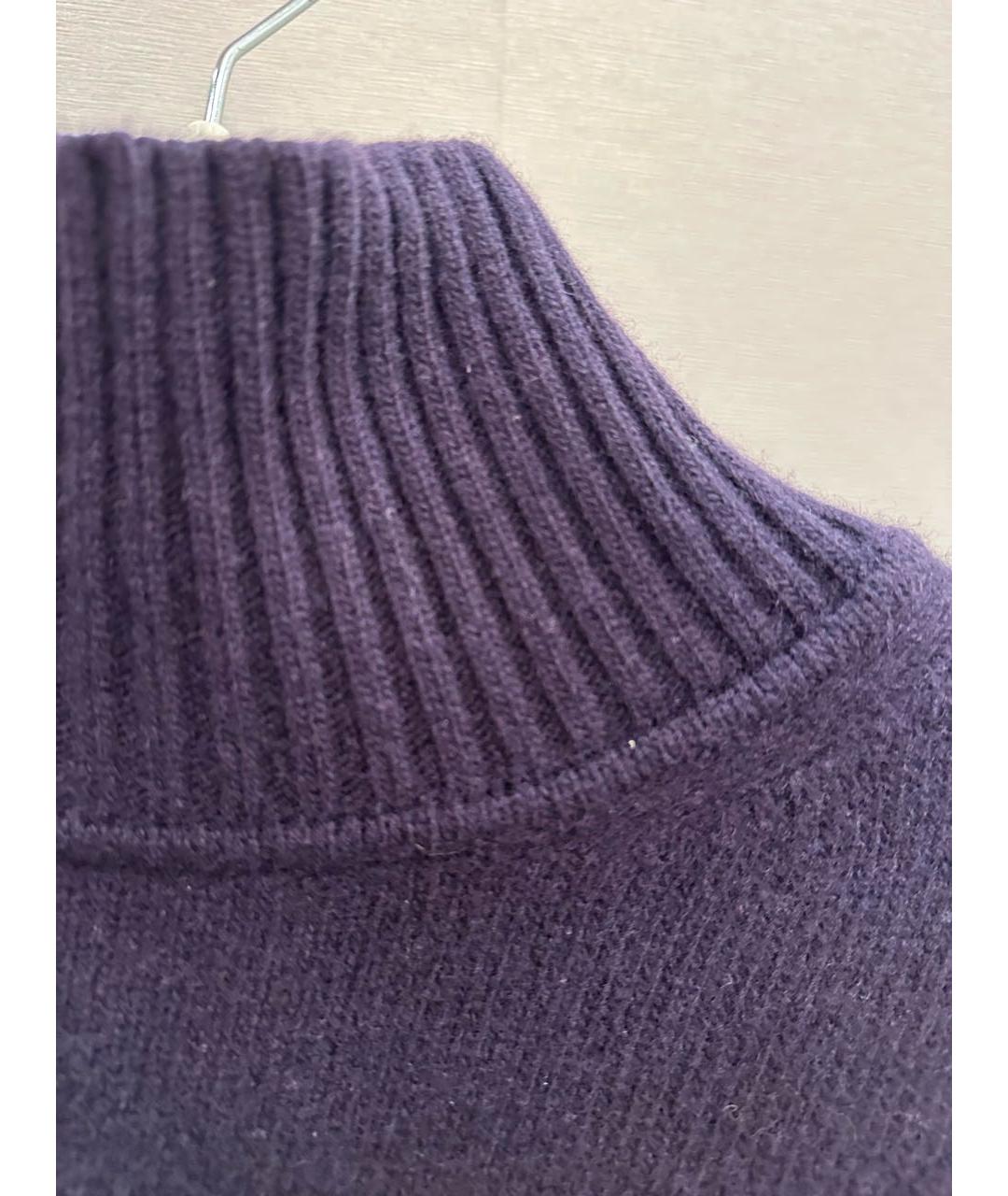 WEEKEND MAX MARA Темно-синий шерстяной джемпер / свитер, фото 2