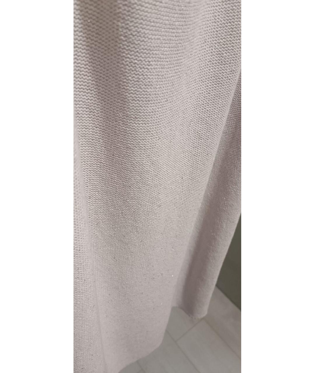 FABIANA FILIPPI Бежевая хлопковая юбка миди, фото 7