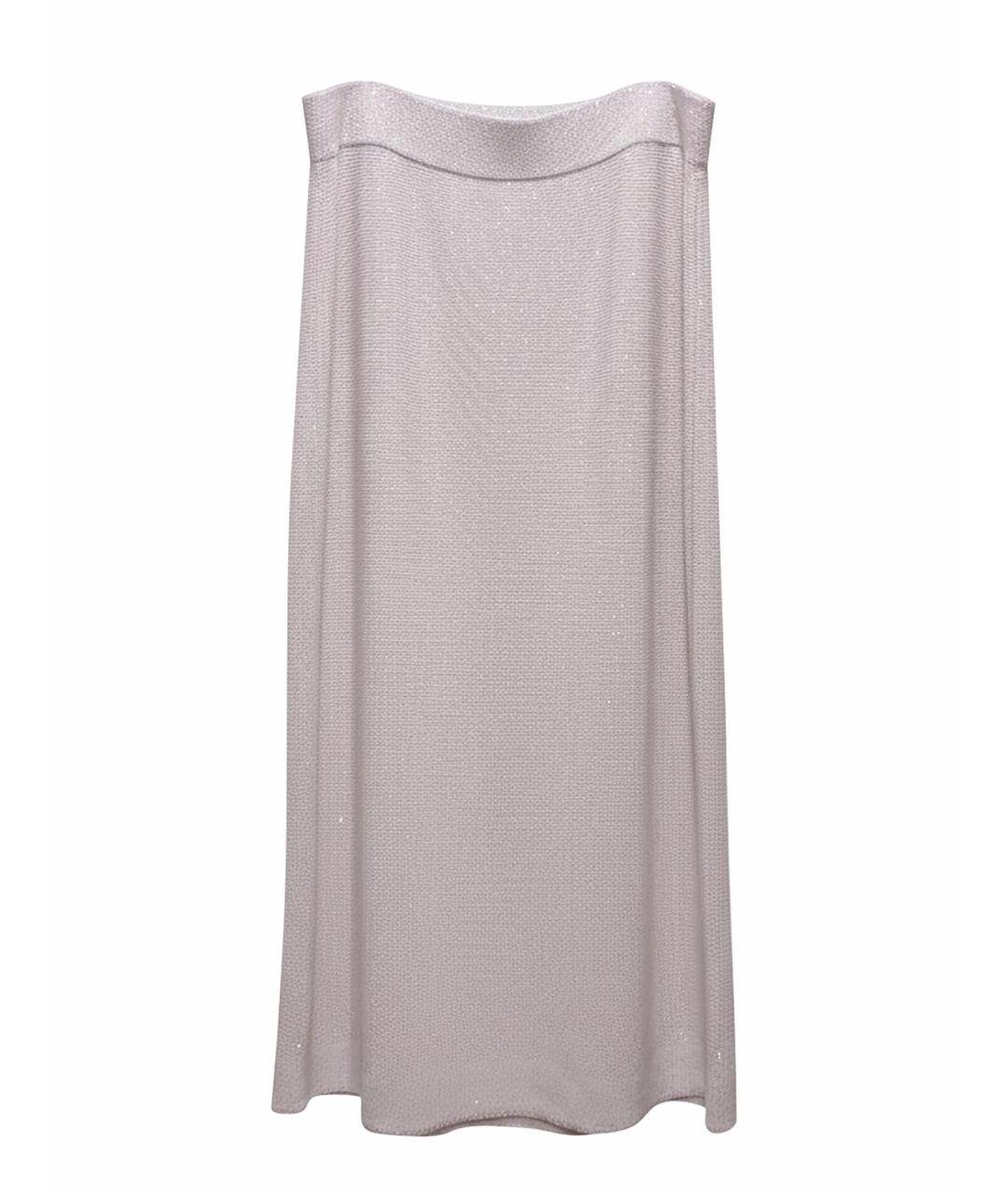 FABIANA FILIPPI Бежевая хлопковая юбка миди, фото 1