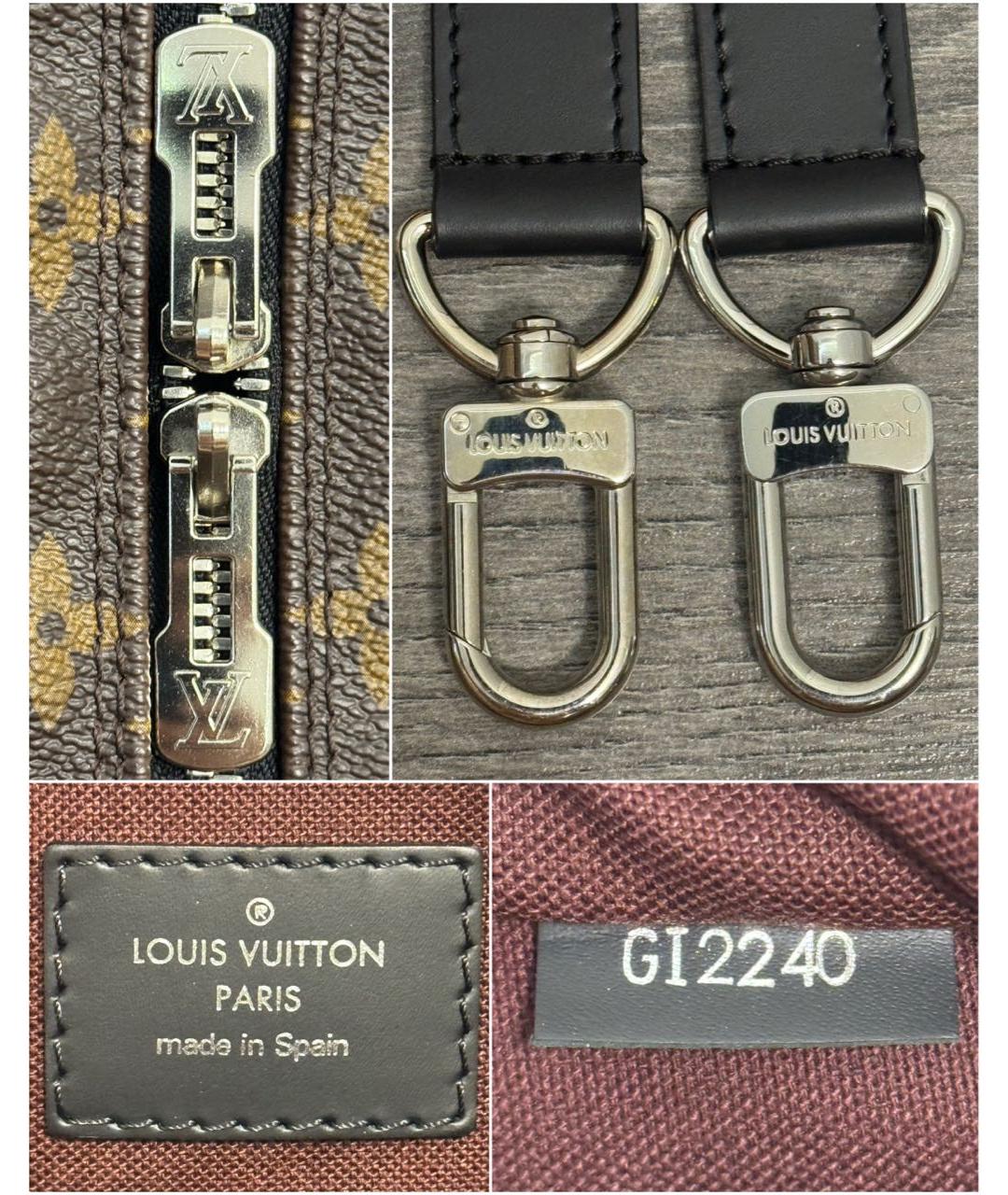 LOUIS VUITTON Коричневый портфель, фото 6