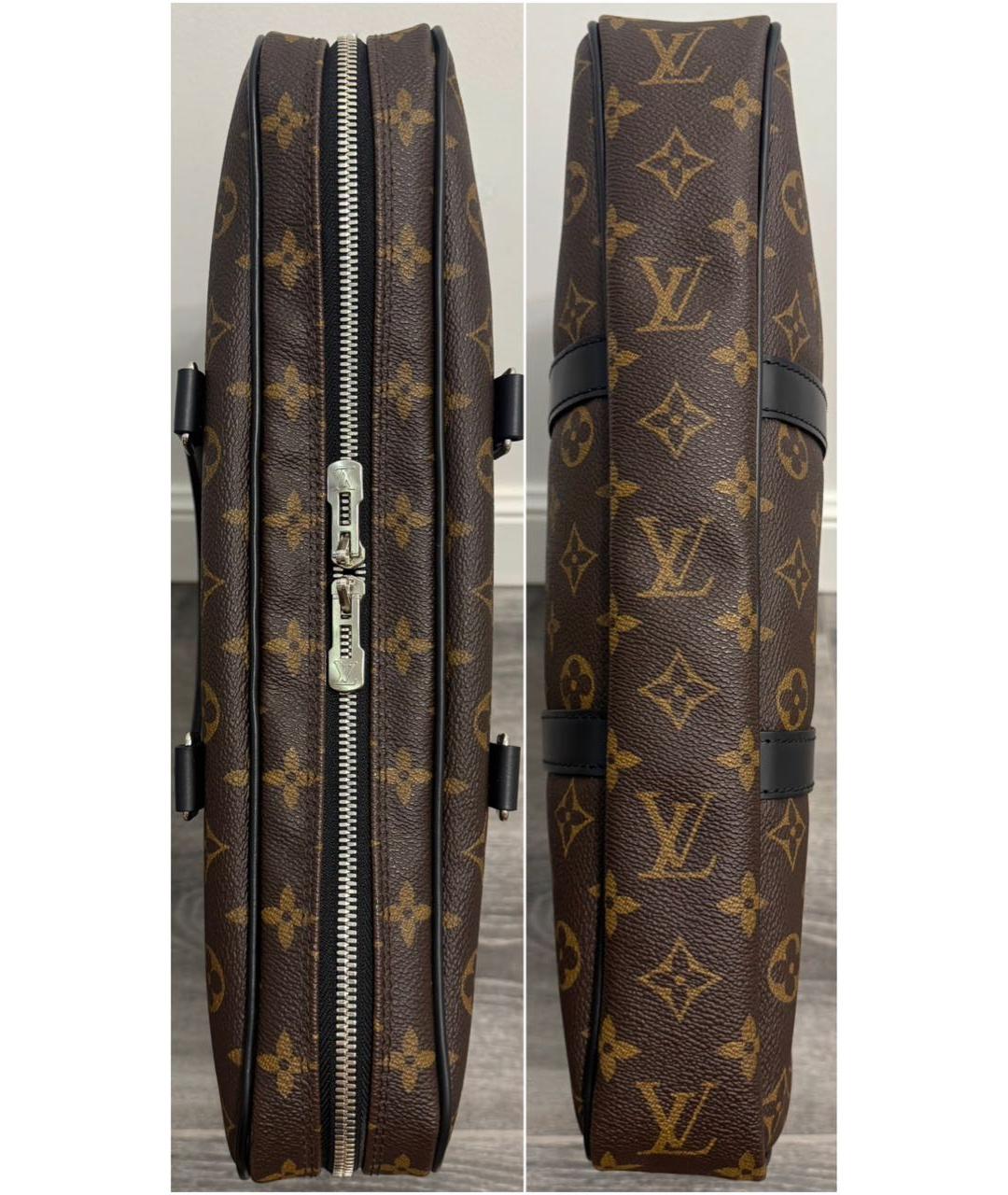 LOUIS VUITTON Коричневый портфель, фото 4