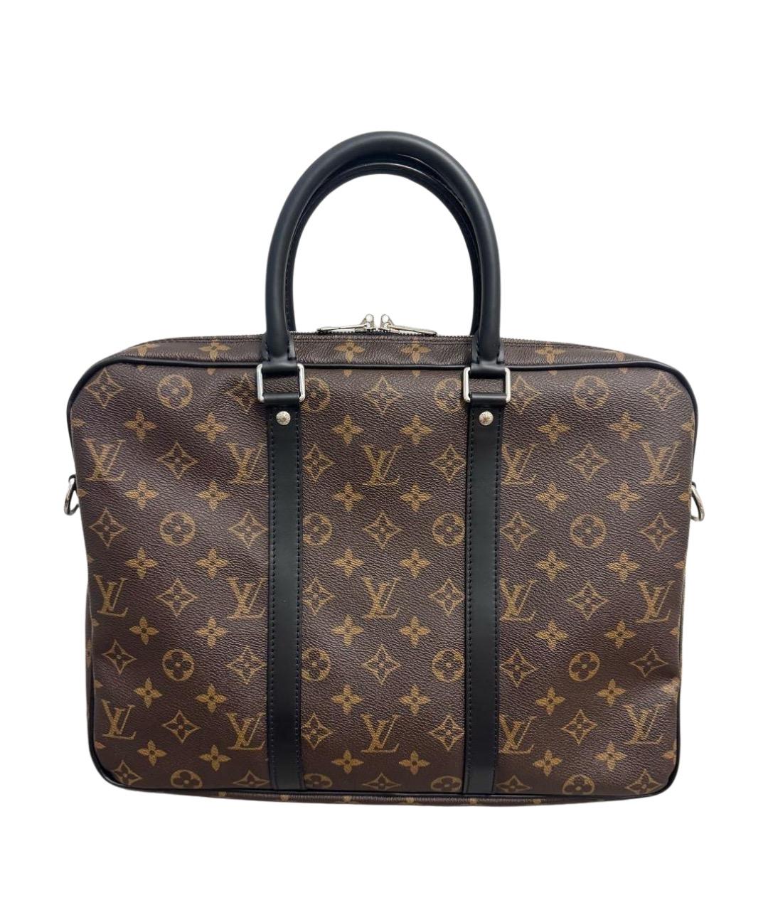 LOUIS VUITTON Коричневый портфель, фото 1