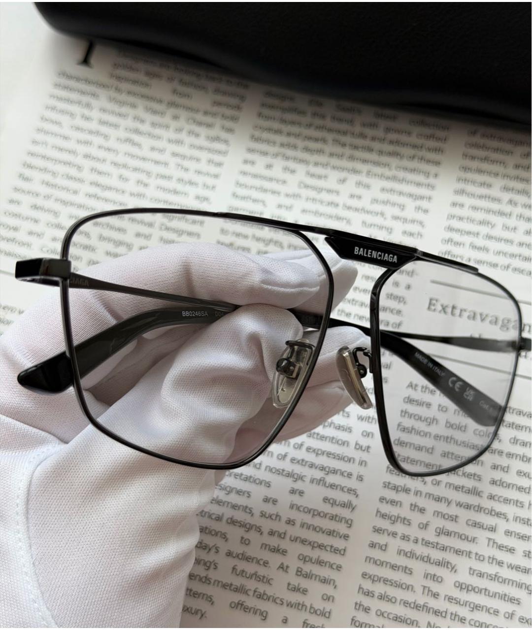 BALENCIAGA Серые металлические солнцезащитные очки, фото 5