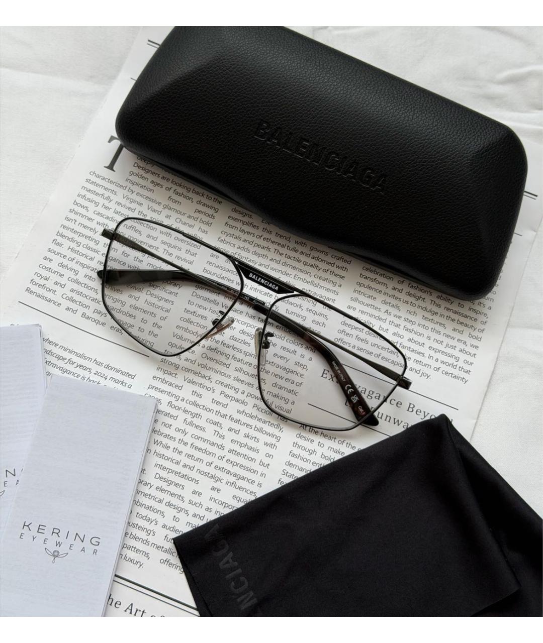 BALENCIAGA Серые металлические солнцезащитные очки, фото 2