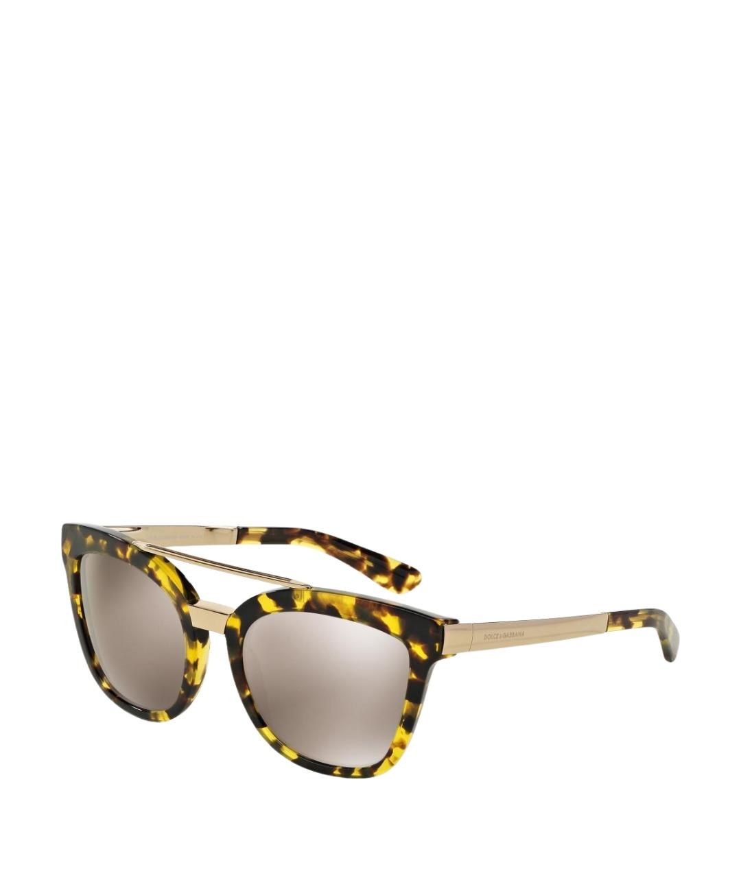 DOLCE&GABBANA Мульти металлические солнцезащитные очки, фото 1