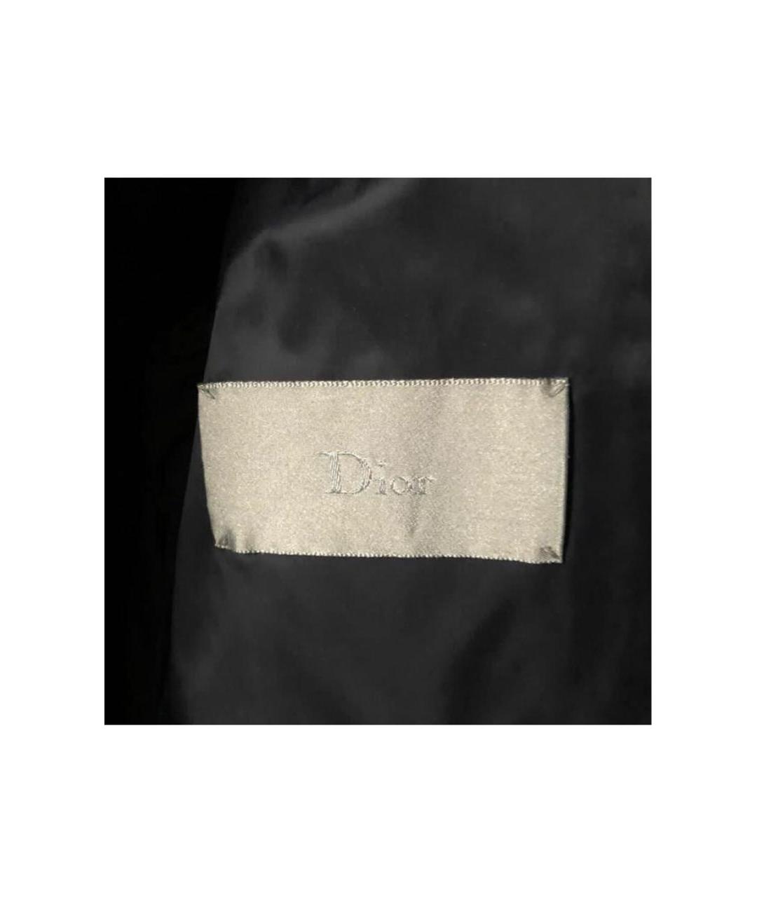 CHRISTIAN DIOR Темно-синяя полиэстеровая куртка, фото 5