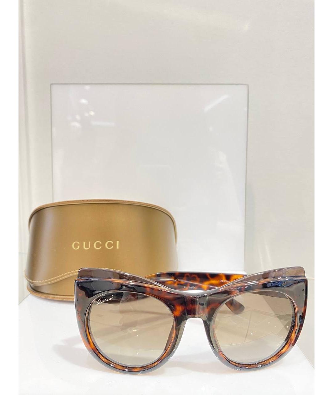 GUCCI Мульти пластиковые солнцезащитные очки, фото 2