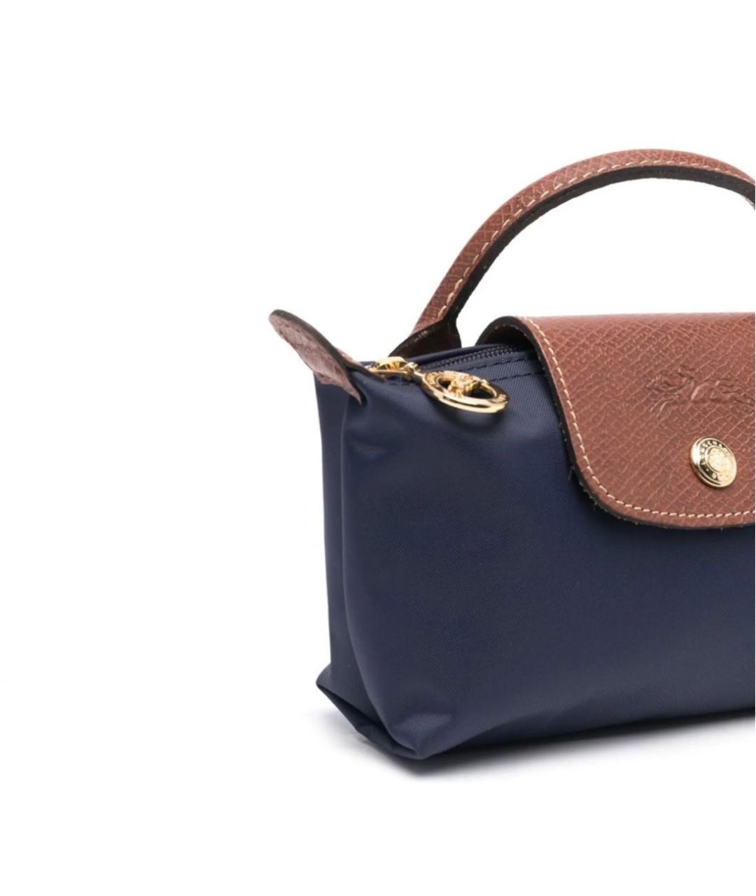 LONGCHAMP Синяя сумка с короткими ручками, фото 3