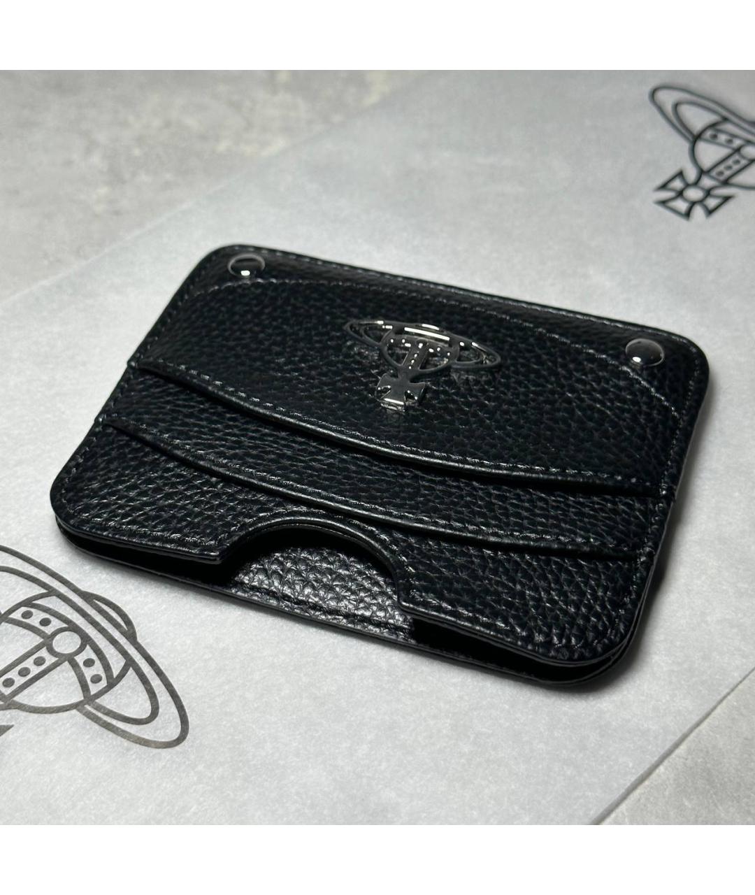 VIVIENNE WESTWOOD Черный кардхолдер, фото 5