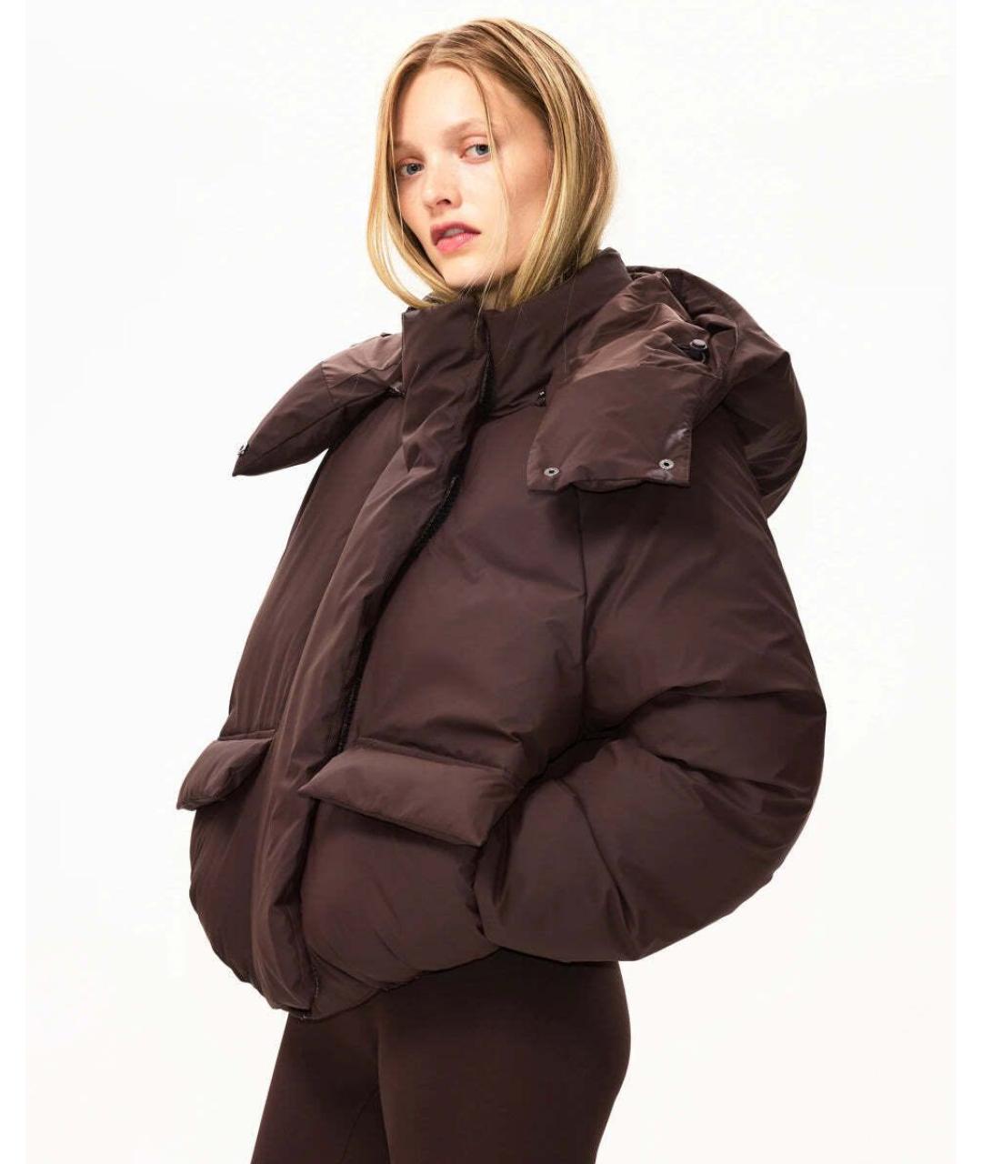 KHY Коричневый пуховик, фото 3