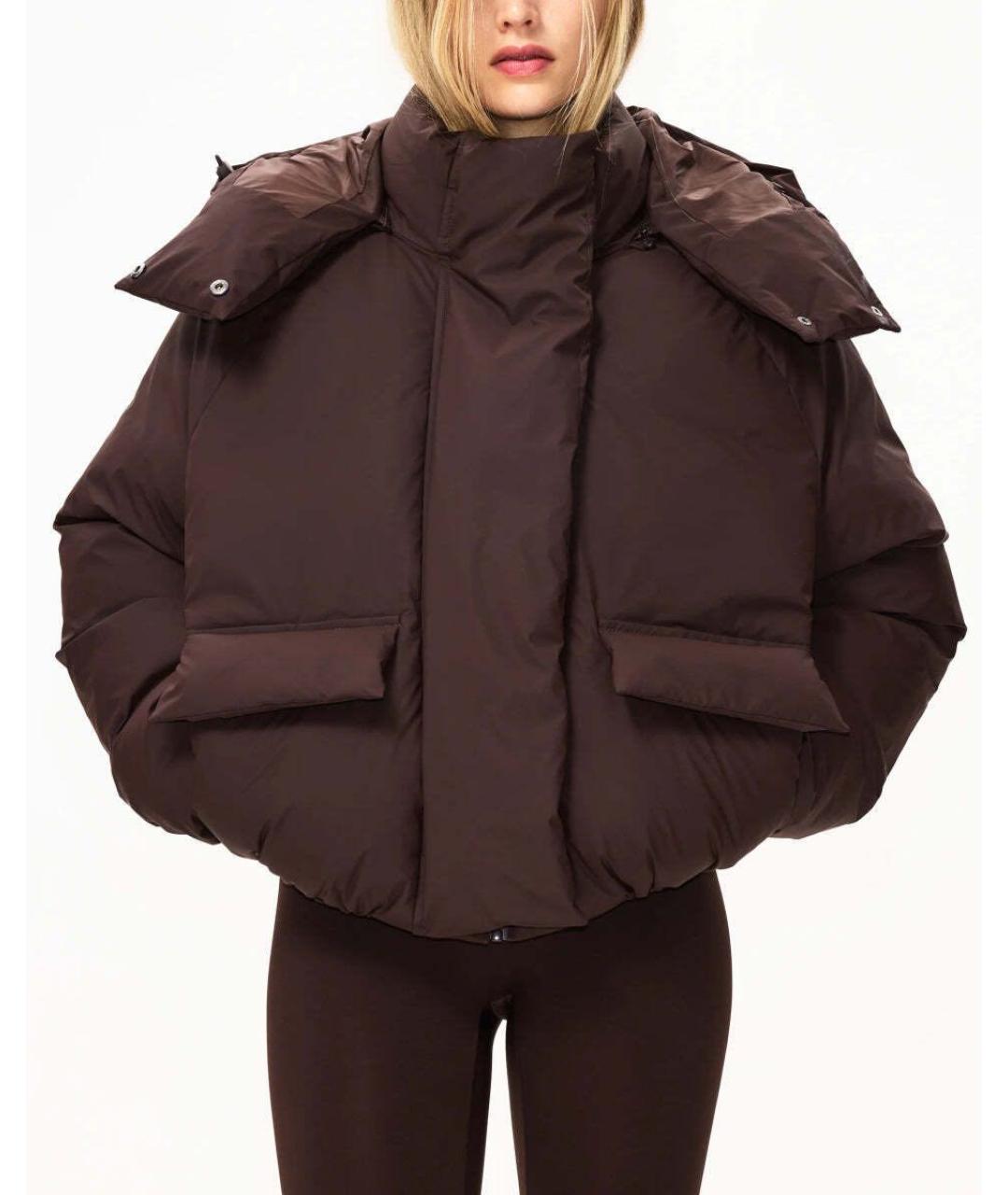 KHY Коричневый пуховик, фото 2