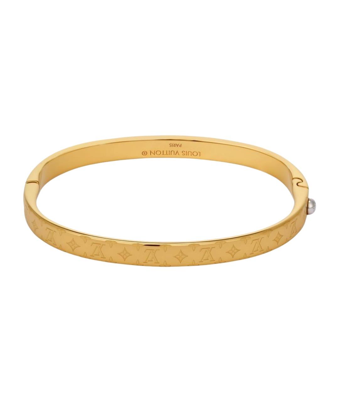 LOUIS VUITTON Золотой латунный браслет, фото 1