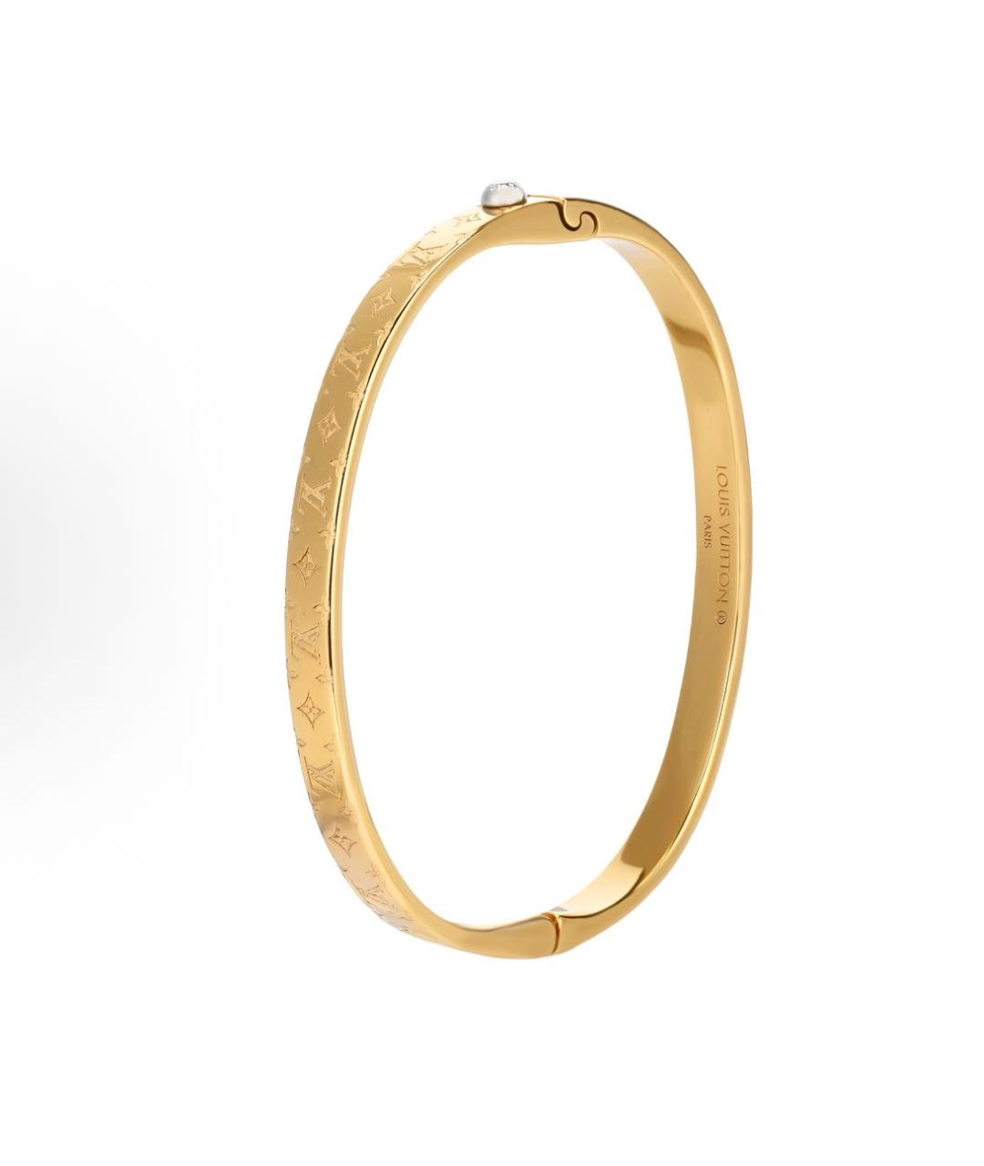 LOUIS VUITTON Золотой латунный браслет, фото 2