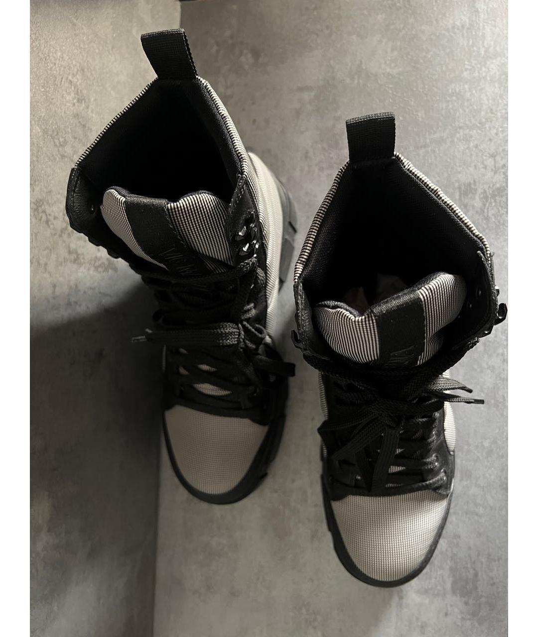 VIC MATIE Серые текстильные ботинки, фото 4