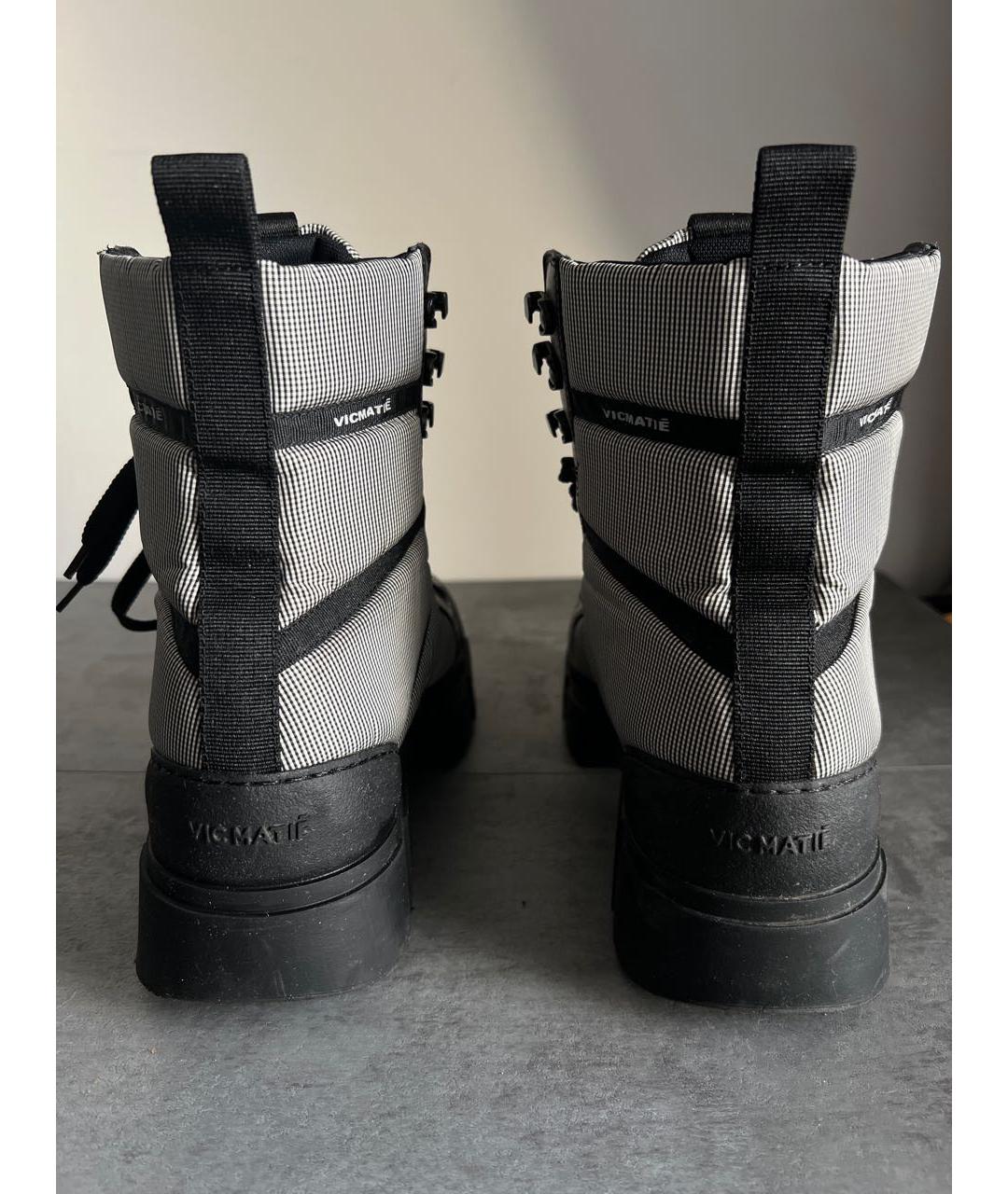 VIC MATIE Серые текстильные ботинки, фото 5