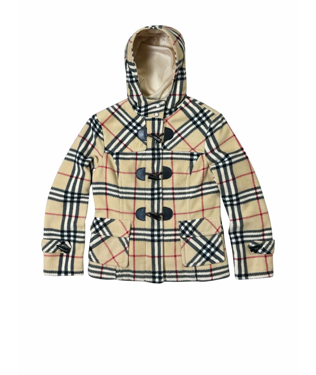 BURBERRY Бежевая хлопковая куртка, фото 1