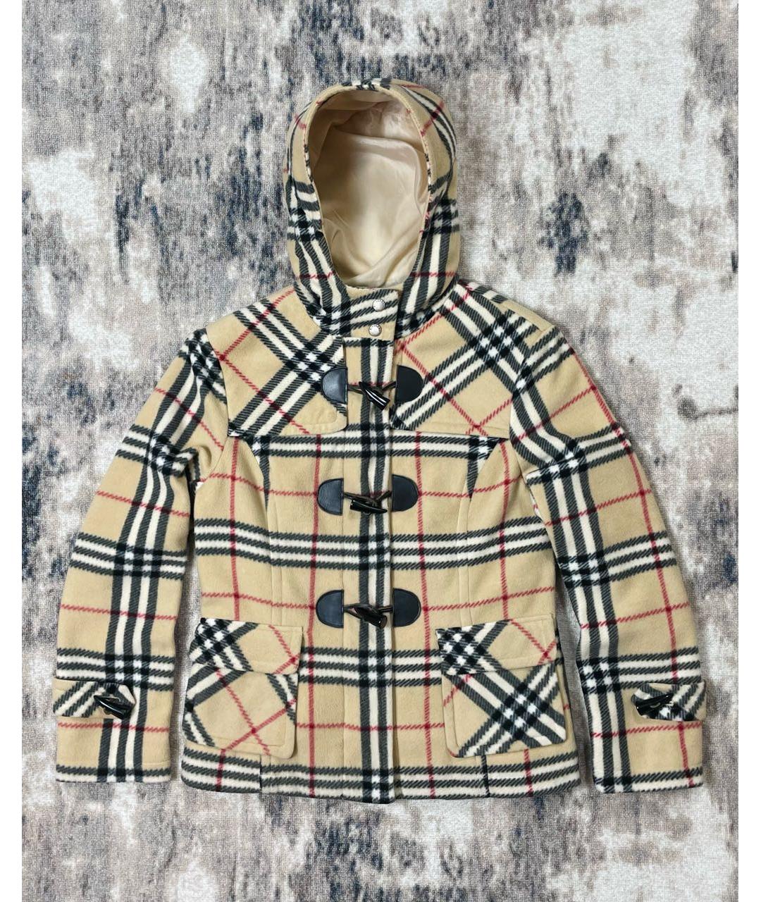 BURBERRY Бежевая хлопковая куртка, фото 6