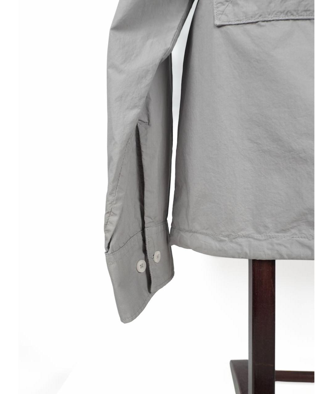 CP COMPANY Серая хлопковая кэжуал рубашка, фото 3