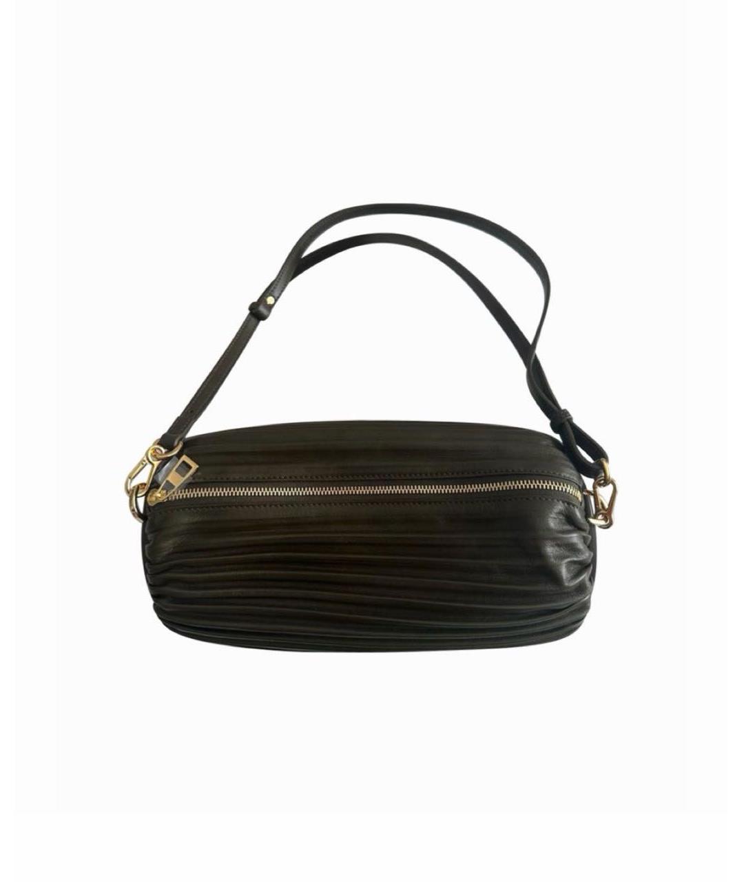 LOEWE Хаки кожаная сумка через плечо, фото 6