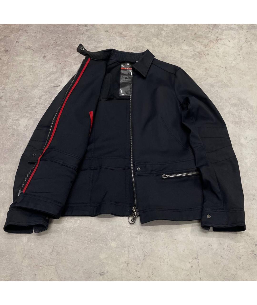 PRADA Синяя хлопковая куртка, фото 2