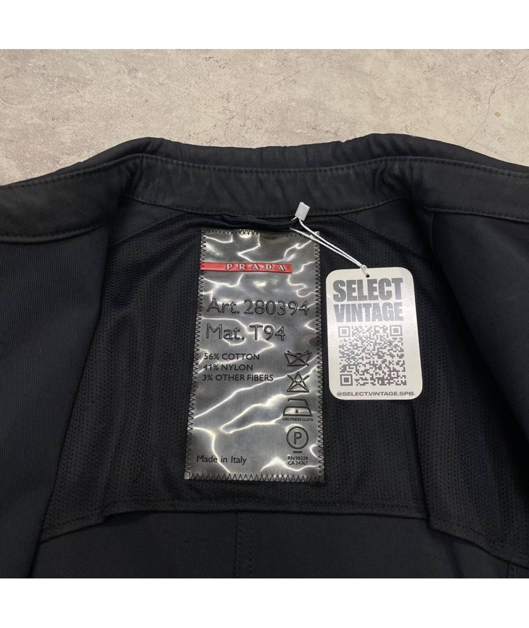 PRADA Синяя хлопковая куртка, фото 3