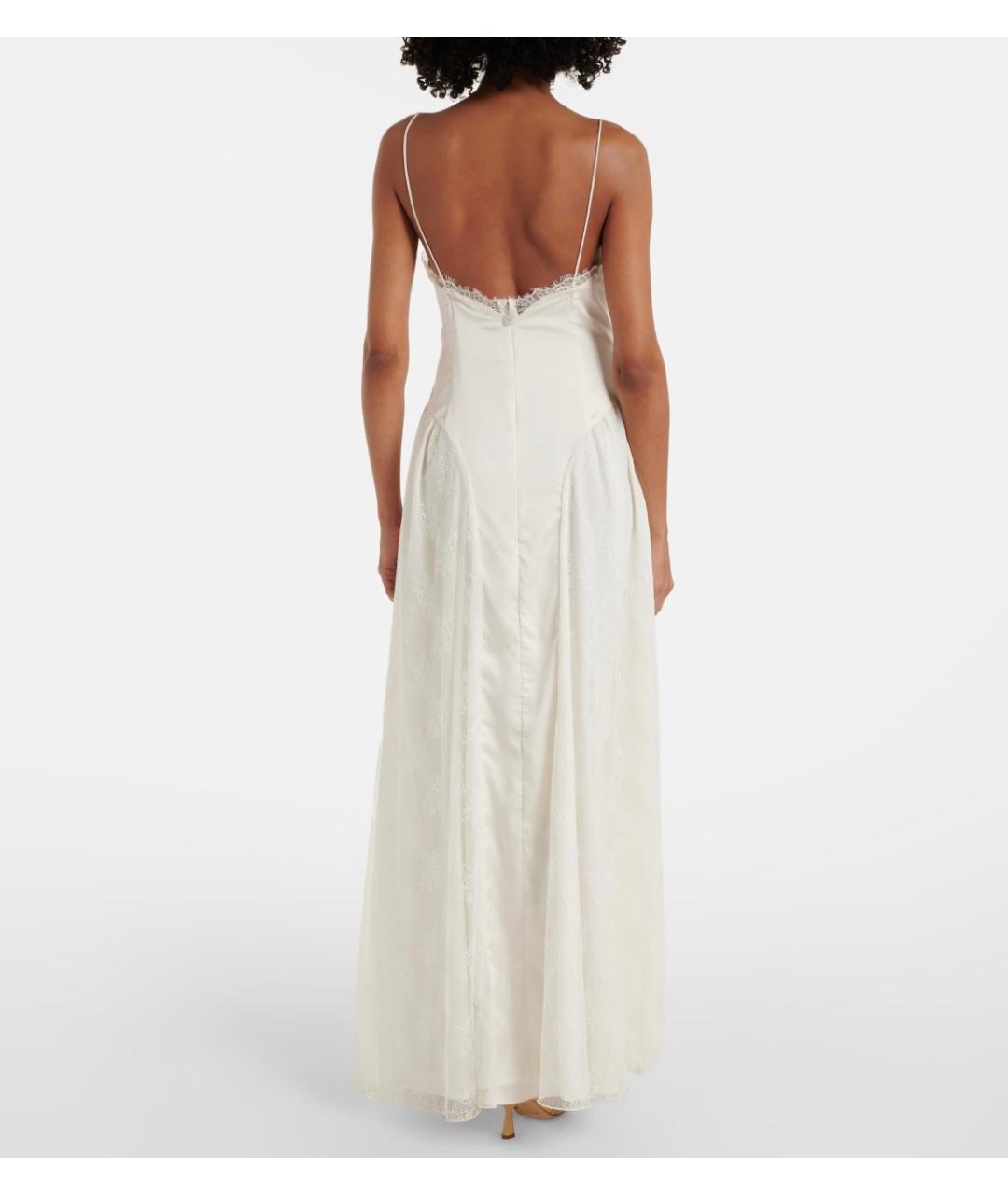 ROTATE Белое полиэстеровое коктейльное платье, фото 6