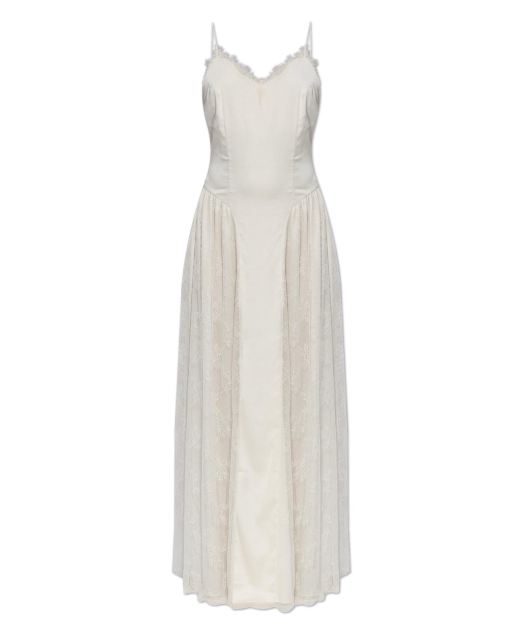 ROTATE Белое полиэстеровое коктейльное платье, фото 1