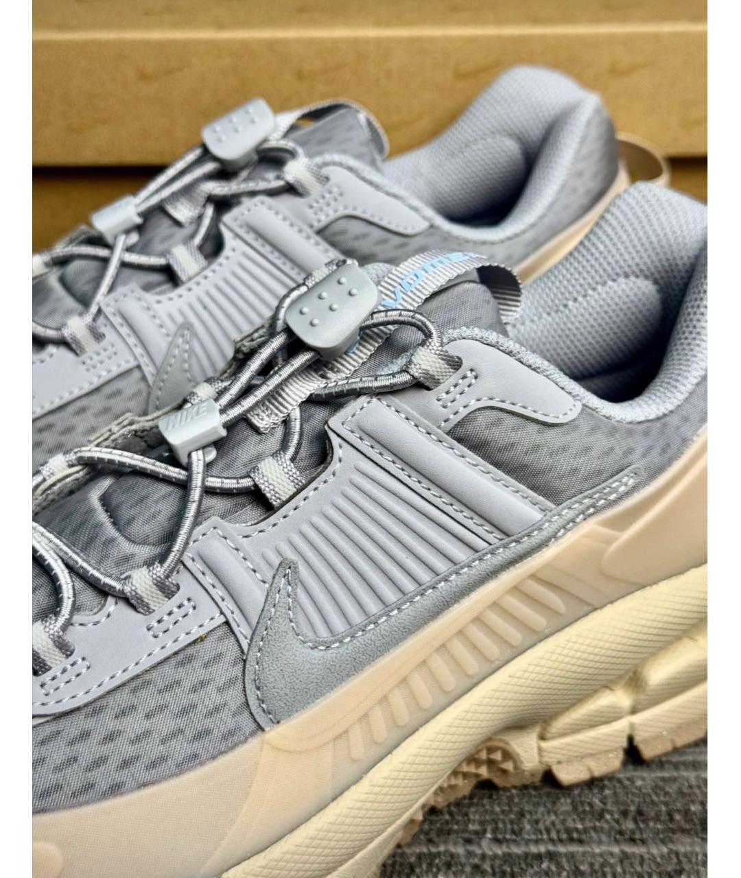 NIKE Серые низкие кроссовки / кеды, фото 6