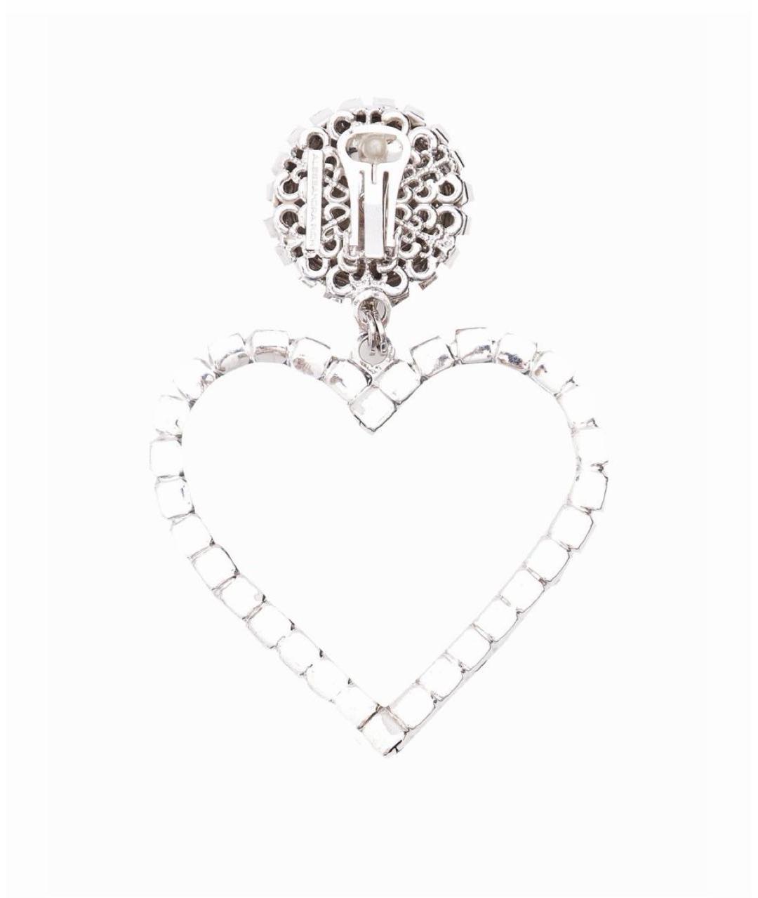 ALESSANDRA RICH Белые металлические клипсы, фото 2