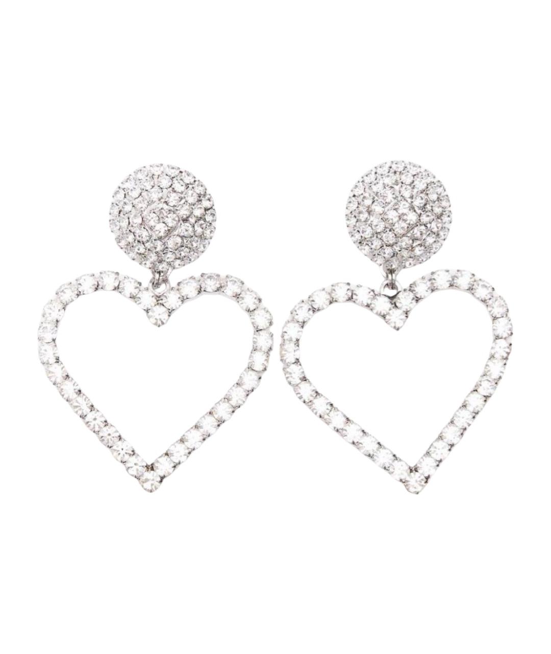 ALESSANDRA RICH Белые металлические клипсы, фото 1